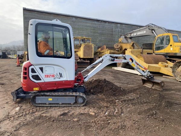 Takeuchi TB216 Mini Excavator, 2019 - POA