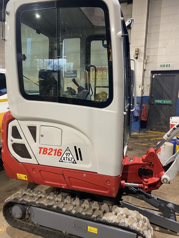 Takeuchi TB216 Mini Excavator, 2019 - POA - Image 4