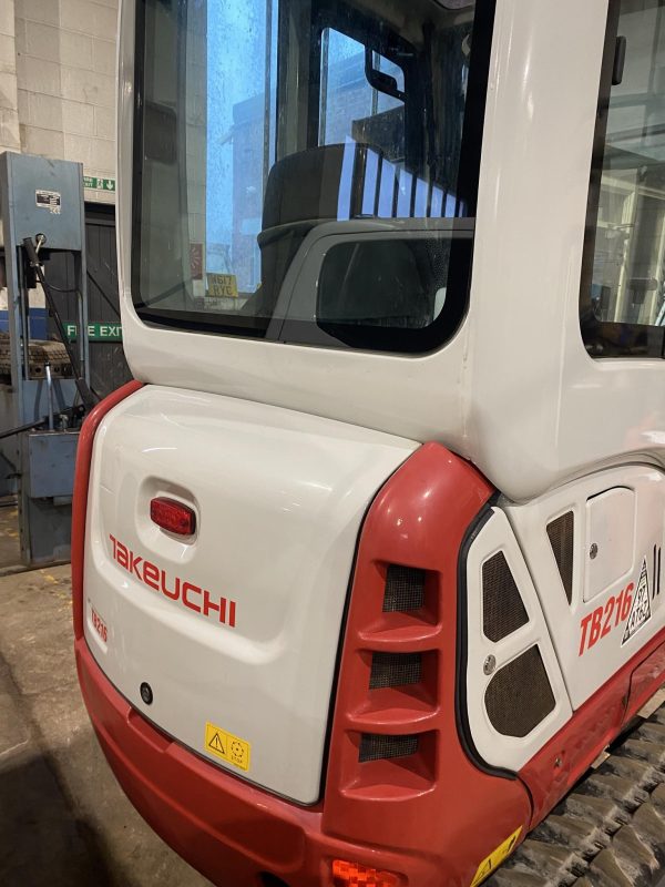 Takeuchi TB216 Mini Excavator, 2019 - POA - Image 6
